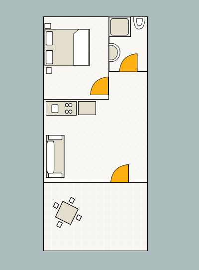 Schema essenziale dell'appartamento - 4 - Typ/2+2
